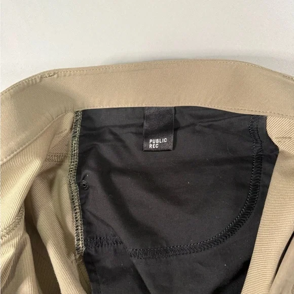 Public Rec Pants Mens 40x30 Khaki Stretch Golf Performance Casual Chino - Picture 9 of 14